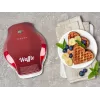 Beper BT.603Y Party Line Waffeleisen, 18 cm Antihaftplatte