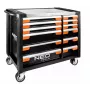 Werkstattschrank NEO tools PRO 12 Schubladen 84-225, robuste Aufbewahrung aus Stahl für Werkzeuge