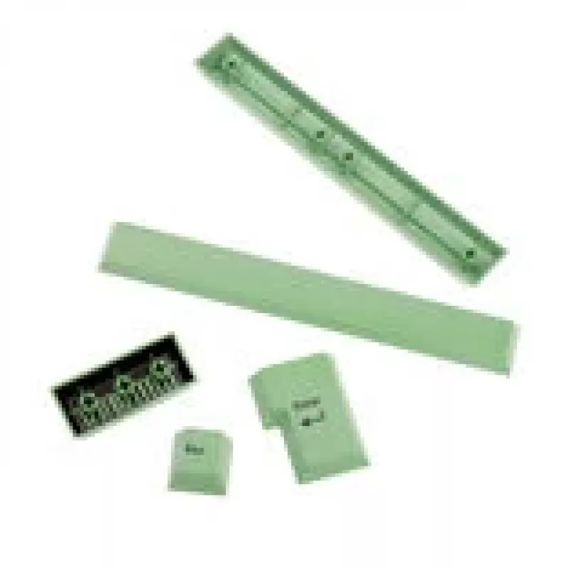GMK Zusatz-Kit, ABS-Tastenkappen, Double-Shot, Erweiterungsset für ISO & ANSI - Pastellgrün
