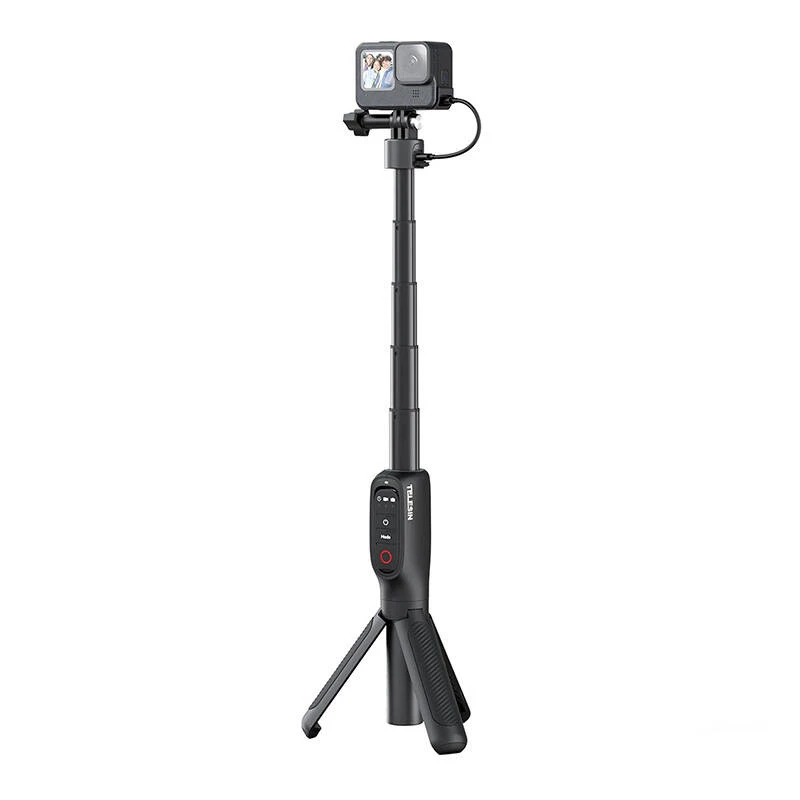 Telesin S1-CSS-01-TGP Stativ und Selfie-Halter mit Fernbedienung für GoPro Hero 13/12/11/10/9/MAX