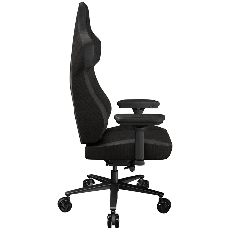 Universal-Gaming-Stuhl Thunder X3 CORE Loft — gepolsterte Sitzfläche und Rückenlehne, Höhe 134–144 cm, Sitzbreite 55 cm, schwarz