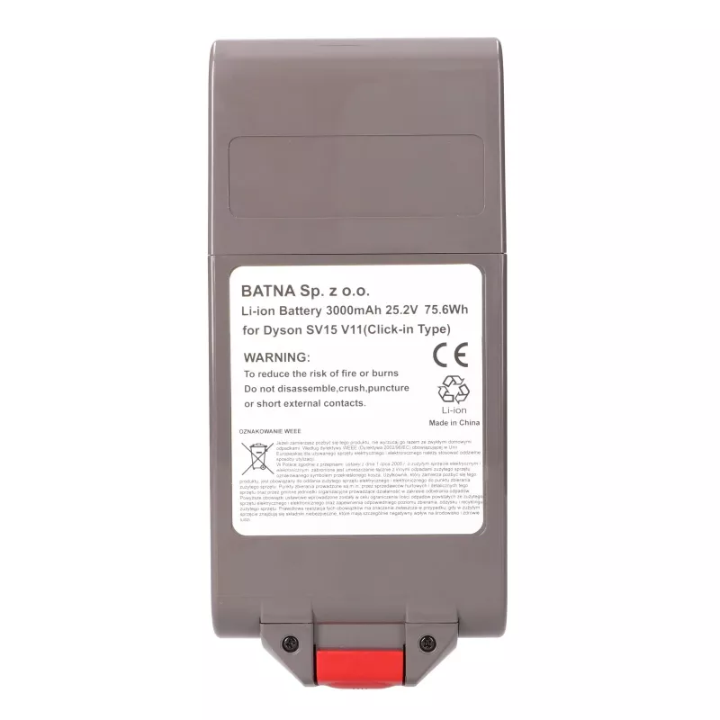 Ersatzakku für Dyson V11 25,2V 3000mAh von Extralink