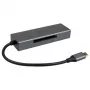 Kartenleser Akasa AK-CR-09BK USB 2.0 Type-C Grau