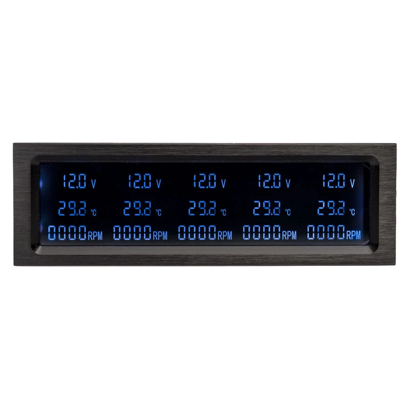Lüftersteuerung Lamptron CP530 — automatische Lüftersteuerung mit RGB, schwarz