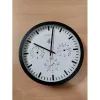 NeXtime klok 2635zw Wetterstation, Ø34 cm, Wand, Schwarz