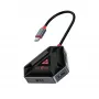 USB-C-Hub SBOX HEXAGON 6-in-1 mit HDMI und Ethernet, Typ-C weiß