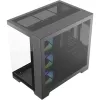 Silentware View A-RGB Schwarz PC-Gehäuse VIEWSchwarz — Mid-Tower-Gehäuse mit A-RGB-Beleuchtung