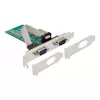 DeLOCK 89555 PCIe Serielle Adapterkarte - 2 x RS-232