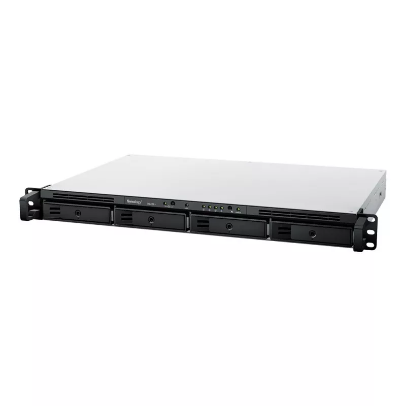 Synology RackStation RS422+ NAS/Storage Server Rack (1U) Ryzen Embedded R1600 2 GB DDR4 DSM Schwarz