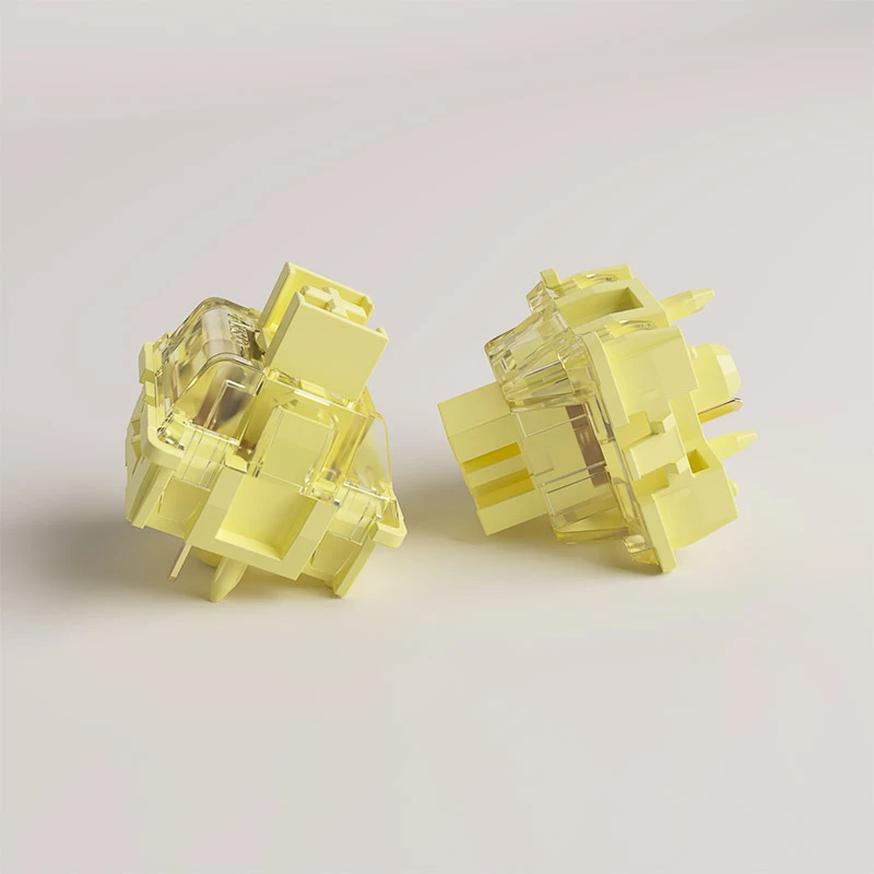 AKKO V3 Pro Cream Yellow mechanische Switches, 5-Pin, linear, 50 g, 45 Stück