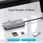 USB-C Hub Unitek D1122A01 mit 2x HDMI 4K und 100W Power Delivery