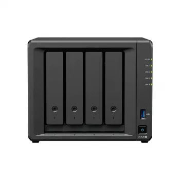 NAS-Speicherserver SYNOLOGY DS425+ — 4-Bay, Intel Celeron J4125 2,0–2,7 GHz, 2 GB DDR4, 0 TB, 2,5GbE, 2 M.2-Steckplätze