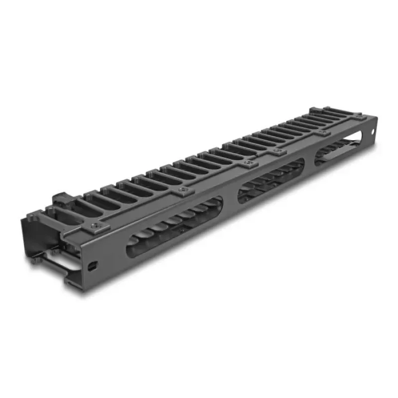 Kabelmanagement-Panel DeLOCK 19 Zoll 3 Öffnungen 1U schwarz