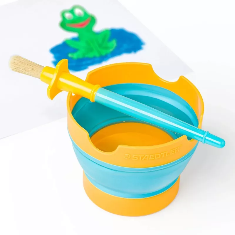 Wasserbecher Staedtler Noris junior BK 8767 40 BK für Aquarellmalerei, schwarz