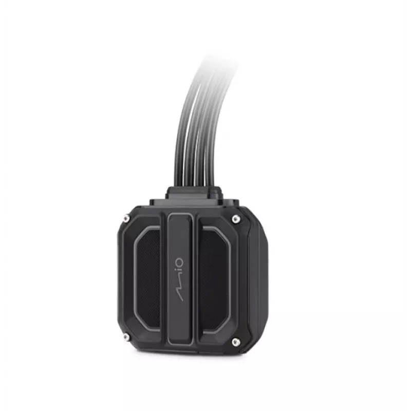 Doppelobjektiv-Motorrad-Fahrrekorder MIO MiVue M820WD mit Front- und Rückkamera, 5-Satelliten-GPS, Wi‑Fi
