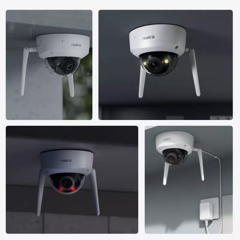 Reolink | 4K Ultra HD IK10 Vandal-Proof Kamera | W437 | Dome | 8 MP | 2,7-13,5 mm | IP67 | H.265 | Micro SD, max. 256 GB