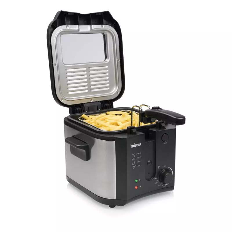 Tristar Fritteuse | FR-6878 | Leistung 1600 W | Fassungsvermögen 2,5 L | Schwarz
