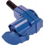 Winkel-CEE-Kupplung 250 V 16 A mit integrierter Schuko-Steckdose AS Schwabe 60474