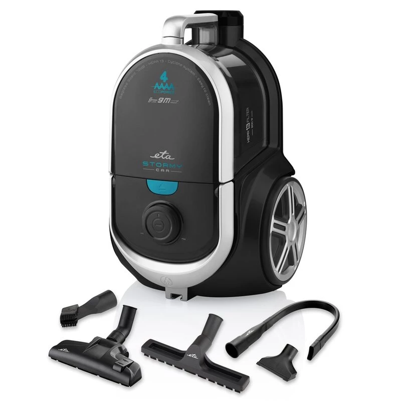 ETA | Staubsauger | ETA151790010 Stormy Car | Beutellos | Leistung 800 W | Staubbehältervolumen 2,2 L | Schwarz