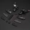 Schaltwippenmodul Simagic S409 schwarz — modulares Wippen-Add-on für Simagic-Lenkräder
