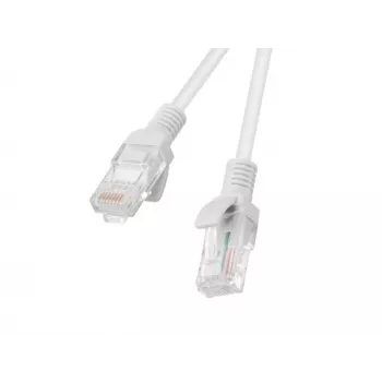 LANBERG Netzwerkkabel RJ-45 Cat5e PCU5-10CC-3000-S, 30 m, U/UTP, CCA-Leiter, PVC-Mantel, 26 AWG, weiß