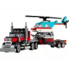 LEGO Creator 2-in-1 Pritschenwagen mit Hubschrauber Set 31146, umbaubares Modell für Kinder