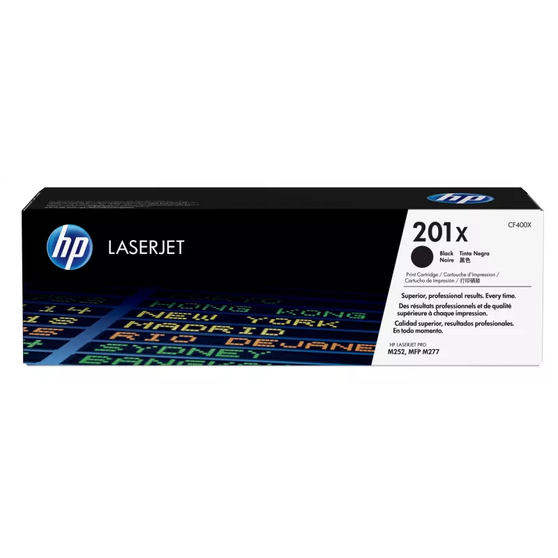 HP 201X High Yield Schwarz Original LaserJet Tonerkartusche, 2800 Seiten, Schwarz, 1 Stück