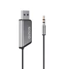 Savio TR-16 Transmitter AUX-Adapter mit Freisprechfunktion, Bluetooth 5.3, Google Assistant/Siri