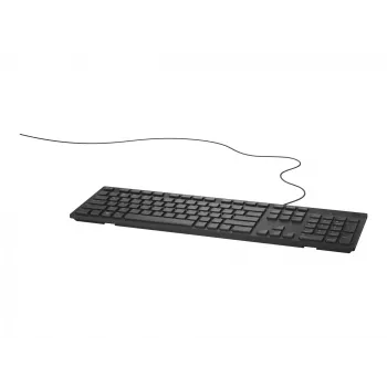 Kabelgebundene Full-Size-Tastatur Dell KB216 — QWERTY Nordic-Layout, schwarz, USB