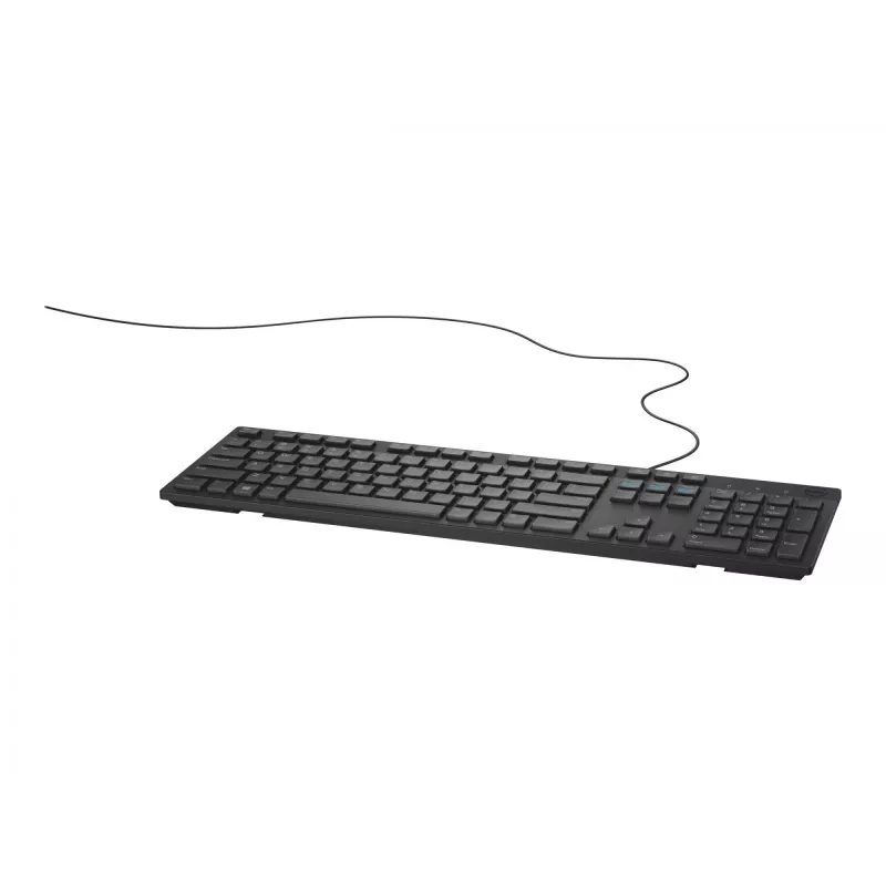 Kabelgebundene Full-Size-Tastatur Dell KB216 — QWERTY Nordic-Layout, schwarz, USB