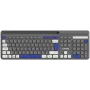 Kabellose Tastatur CANYON HKB-W03 Grau – kompaktes Design, AAA-batteriebetrieben, Modell CNS-HKBW03DG