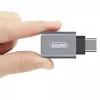 UNITEK Y-A025CGY Kabel-Interface/Gender-Adapter USB Type-C auf USB Type-A, Metall