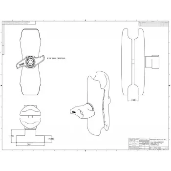 Doppelgelenkarm RAM Mounts RAM-D-201U