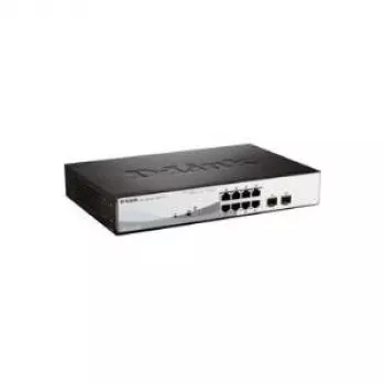 D-Link 8-Port Gigabit PoE Smart Managed Switch mit 2 SFP-Ports