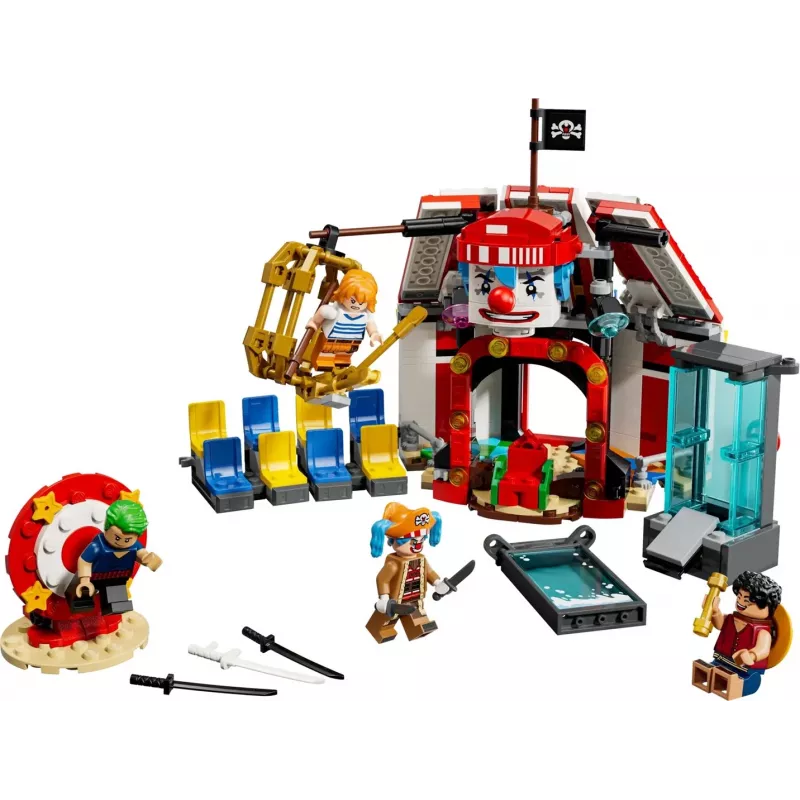 LEGO Bricks Spielset Buggy der Clown Zirkuszelt 75637 — 573 Teile, 4 Minifiguren, Alter 8+