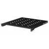 Rack shelf LANBERG AK-1005-B — 1U 19 Zoll Rack Shelf, 500 mm Tiefe, 482,6×45 mm, schwarz, 25 kg Kapazität