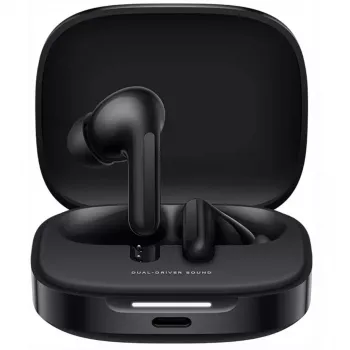 Headset Xiaomi Buds 6 In-Ear kabellose binaurale Ohrhörer, Bluetooth 5.4, ANC, 42 h Wiedergabe, IP54, Nacht Schwarz