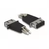 DeLOCK optischer Faser-Hybridkoppler LC-Duplex Stecker auf SC-Duplex Buchse beige