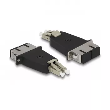 DeLOCK optischer Faser-Hybridkoppler LC-Duplex Stecker auf SC-Duplex Buchse beige