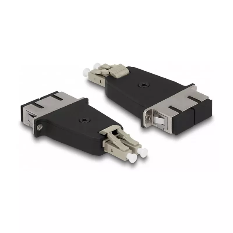 DeLOCK optischer Faser-Hybridkoppler LC-Duplex Stecker auf SC-Duplex Buchse beige