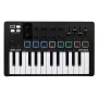 MIDI-Controller ARTURIA MiniLab 3 — 25-tastige kompakte USB-MIDI-Tastatur mit MIDI-Ausgang, mehrfarbig hinterleuchteten Pads