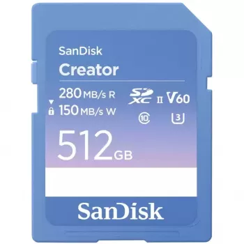 Flash-Speicher SanDisk 512 GB SDXC UHS-II Creator