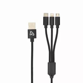 Sbox USB 2.0 8-pin/Type-C/Micro USB Ladekabel nur 2,4A 1M BULK