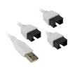 USB Hub Lian Li PW-U2TPAW Typ-A-Stecker 1-auf-3 IDC 9-Pin