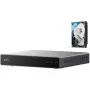 Netzwerk-Videorecorder Eufy S4 – 8-Kanal-NVR, 4K (3840x2160), 2 TB HDD, erweiterbar auf 16 TB, Schwarz/Grau