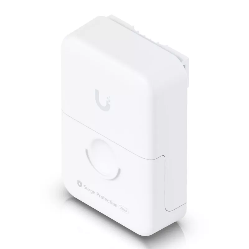 Ethernet-Überspannungsschutz UBIQUITI UACC-ETH-SP-Pro — 10 Gbit/s, 600 V, Polycarbonat, weiß