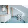 Wäscheständer PROMIS SU111 — vertikaler Indoor-Wäscheständer aus Stahl, 3 m Trockenlänge, 1000 mm Höhe, faltbar