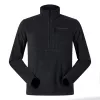 BERGHAUS Prism Half Zip Polartec® Fleece – Herren-Fleece-Sweatshirt, Größe L (Schwarz)