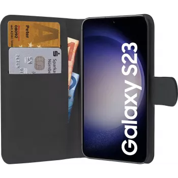 PEDEA Book Cover Classic für Samsung Galaxy S23 FE 5G Schwarz