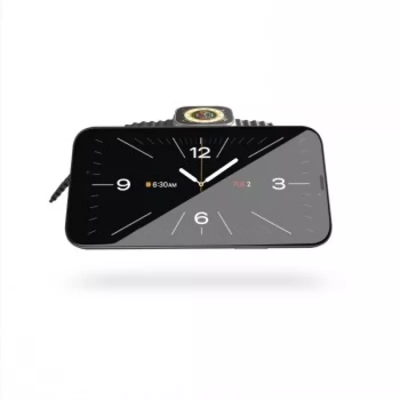 ZENS 2-IN-1 MAGSAFE + WATCH TRAVEL CHARGER WEISS